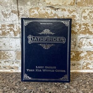 Paizo Pathfinder Lost Omens Tian Xia World Guide Special Ed Blue Faux Leather